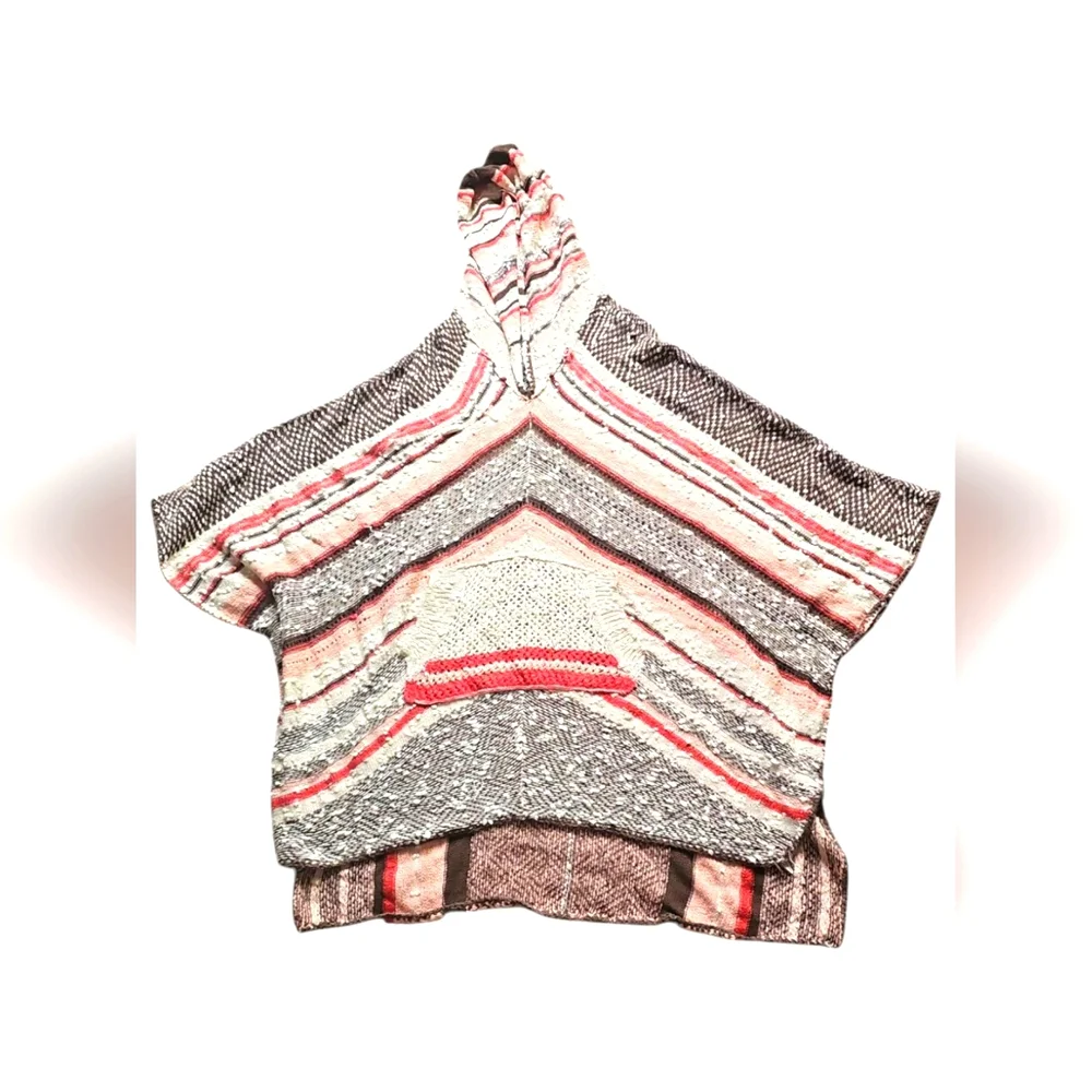 Free People Multicolor Knit Poncho - Picture 3 of 3